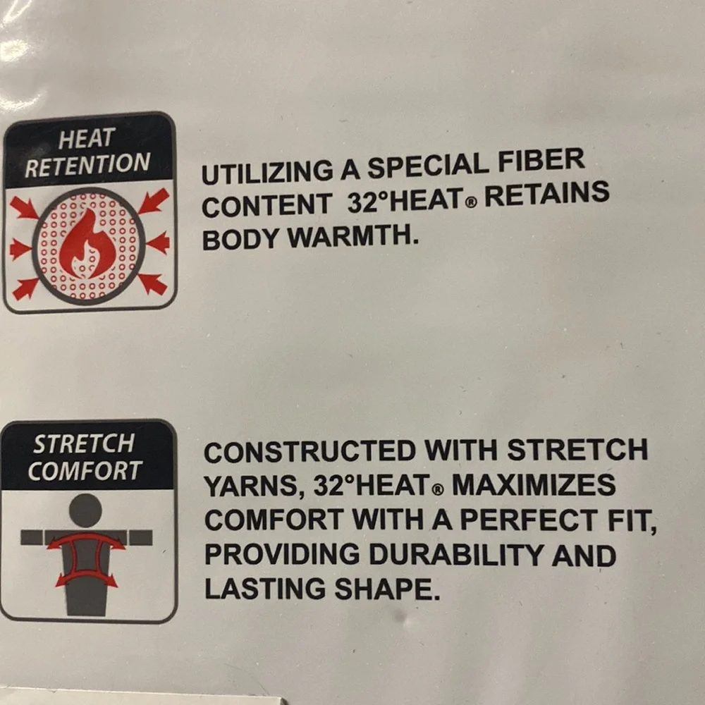 NEW 32* Heat. Women’s Leggins. Cozy Heat. Black. Extra Warm. - Picture 3 of 6